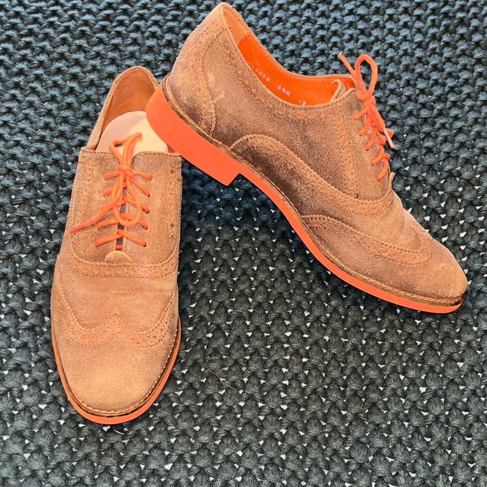 Women’s Brown Suede Oxfords -Cole Haan Alisa